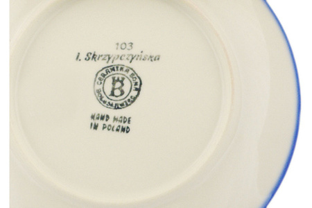 Zestaw talerz z kubkiem Ceramika Bolesławiec