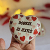 Pudełko serce Ceramika Bolesławiec