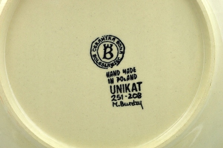 Talerz głęboki na zupę 22 cm Ceramika Bolesławiec 2 gatunek