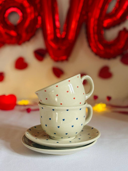 Zestaw Filiżanek 220 ml Ceramika Bolesławiec