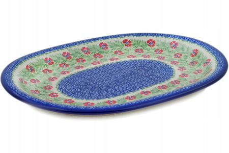 Talerz owalny 36 cm Ceramika Bolesławiec