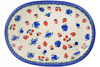 Talerz owalny 29 cm Ceramika Bolesławiec
