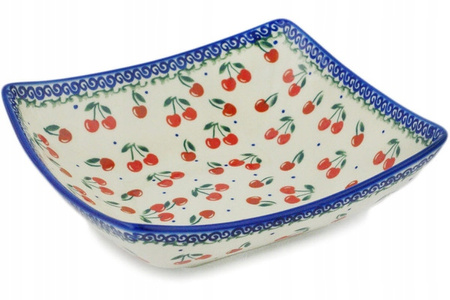 Miska kwadratowa 20 cm Ceramika Bolesławiec
