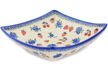 Miska kwadratowa 20 cm Ceramika Bolesławiec 2 gatunek