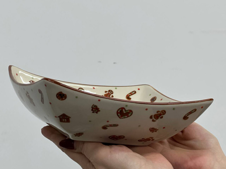 Miska kwadratowa 20 cm Ceramika Bolesławiec 2 gatunek