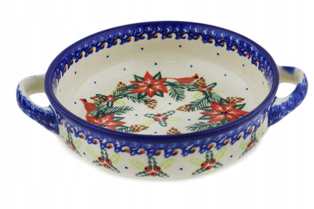 Rondel z uszami płytki Ceramika Bolesławiec