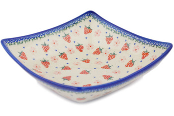 Miska kwadratowa 20 cm Ceramika Bolesławiec