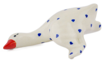 Figurka Gęś Ceramika Bolesławiec