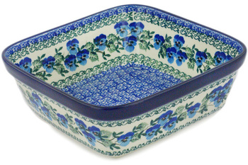 Miska kwadratowa Ceramika Artystyczna Bolesławiec