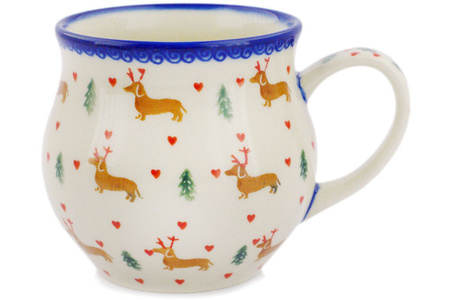 Kubek 350 ml Ceramika Bolesławiec 2 gatunek