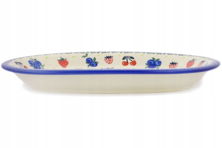 Talerz owalny 29 cm Ceramika Bolesławiec