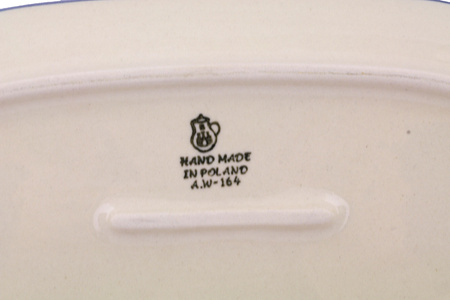 Elegancki dzbanuszek na mleko i cukiernica Ceramika Artystyczna Bolesławiec 2 gatunek