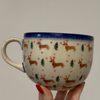 Kubek 670 ml Ceramika Bolesławiec