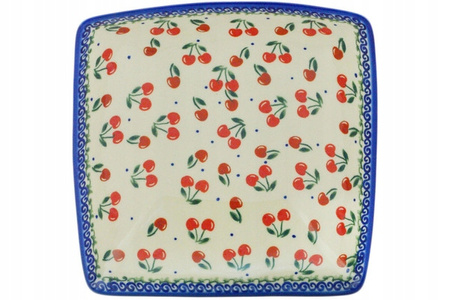 Miska kwadratowa 20 cm Ceramika Bolesławiec