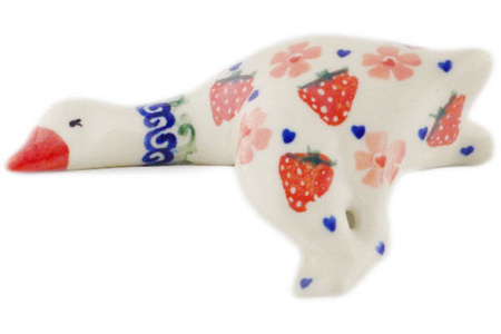 Figurka Gęś Ceramika Bolesławiec