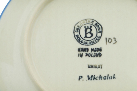 Talerz 19 cm Ceramika Bolesławiec