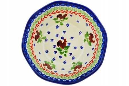 Miska falowana 18 cm Ceramika Bolesławiec