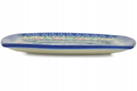 Talerz kwadratowy 18 cm Ceramika Bolesławiec