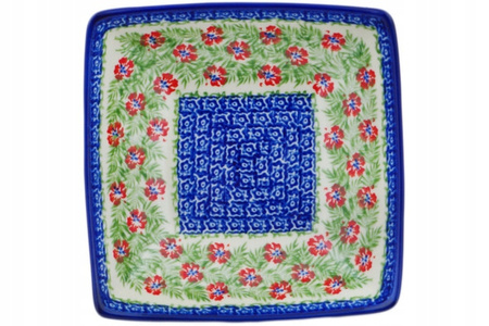 Miska kwadratowa 20 cm Ceramika Bolesławiec
