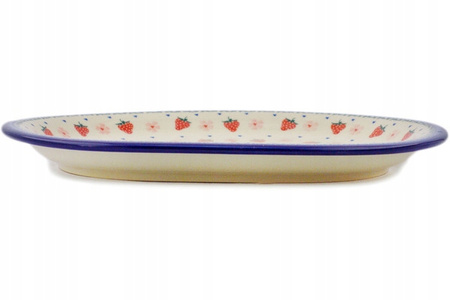 Talerz owalny 36 cm Ceramika Bolesławiec