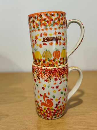 Zestaw Kubków Latte 420 ml Ceramika Bolesławiec