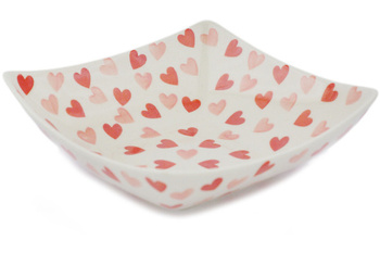 Miska kwadratowa 20 cm Ceramika Bolesławiec