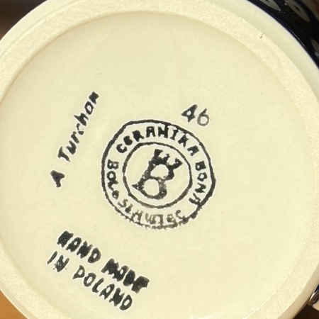 Kubek z napisem Dziadek 350 ml Ceramika Bolesławiec