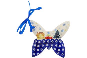Zawieszka motyl Ceramika Bolesławiec