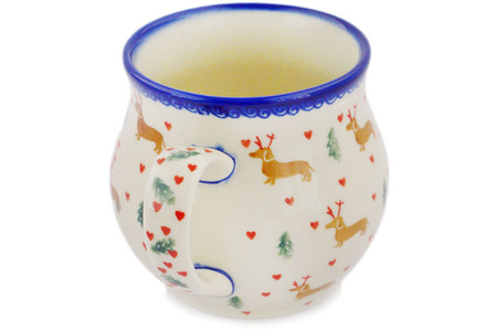 Kubek 350 ml Ceramika Bolesławiec 2 gatunek