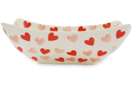 Miska kwadratowa 20 cm Ceramika Bolesławiec