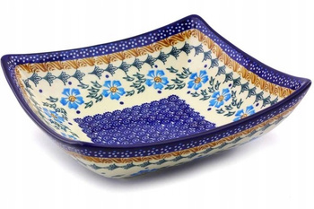Miska kwadratowa 20 cm Ceramika Bolesławiec