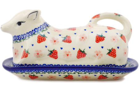 Maselnica krowa Ceramika Bolesławiec 2 gatunek