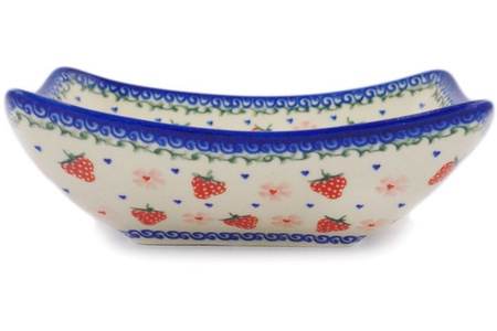 Miska kwadratowa 20 cm Ceramika Bolesławiec
