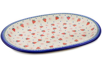 Talerz owalny 36 cm Ceramika Bolesławiec