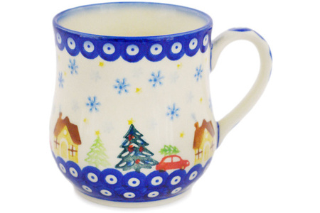 Kubek 400 ml Ceramika Bolesławiec 2 gatunek