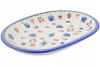 Talerz owalny 29 cm Ceramika Bolesławiec