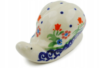 Ślimak figurka Ceramika Bolesławiec