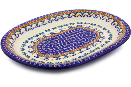 Talerz owalny 29 cm Ceramika Bolesławiec