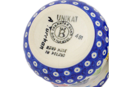 Zestaw Podgrzewacz z Kubkiem Ceramika Bolesławiec