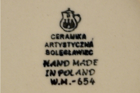 Talerz 16 cm Ceramika Artystyczna Bolesławiec