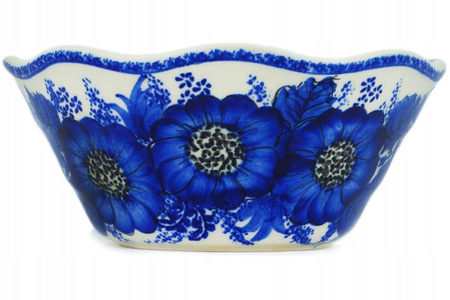 Miska falowana 18 cm Ceramika Bolesławiec