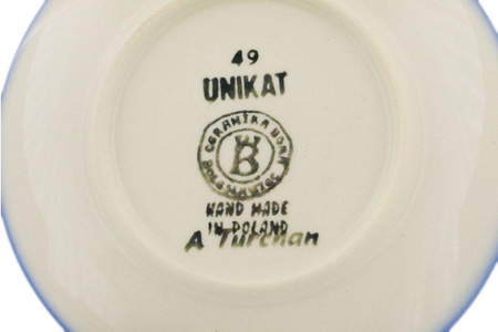 Filiżanka 220 ml z Podstawką Ceramika Bolesławiec