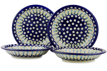 Zestaw Talerzy głębokich na zupę 22 cm Ceramika Bolesławiec