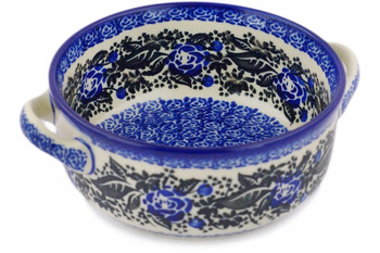 Rondel z uszami głęboki Ceramika Bolesławiec