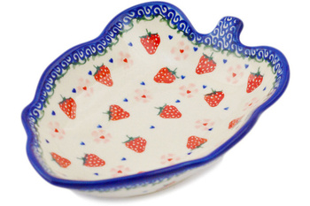 Miska liść Ceramika Bolesławiec