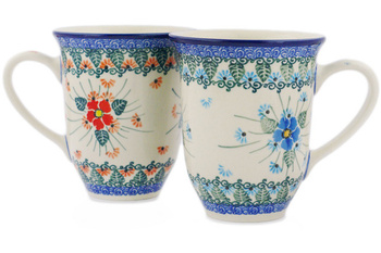 Zestaw Kubków Ceramika Artystyczna Bolesławiec