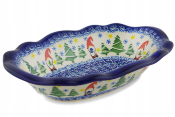 Półmisek falowany Ceramika Bolesławiec