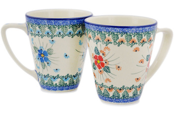 Zestaw Kubków Ceramika Artystyczna Bolesławiec