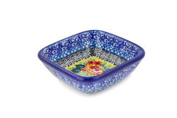 Miseczka 8 cm kwadratowa Ceramika  Artystyczna Bolesławiec 2 gatunek