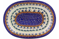 Talerz owalny 29 cm Ceramika Bolesławiec